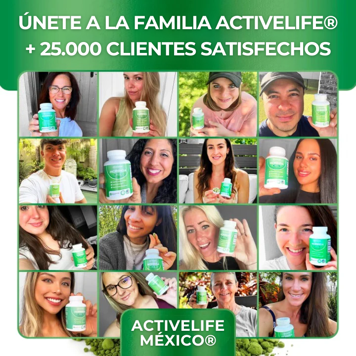 AmaliaRivera® Moringa Anti-Envejecimiento en Cápsulas