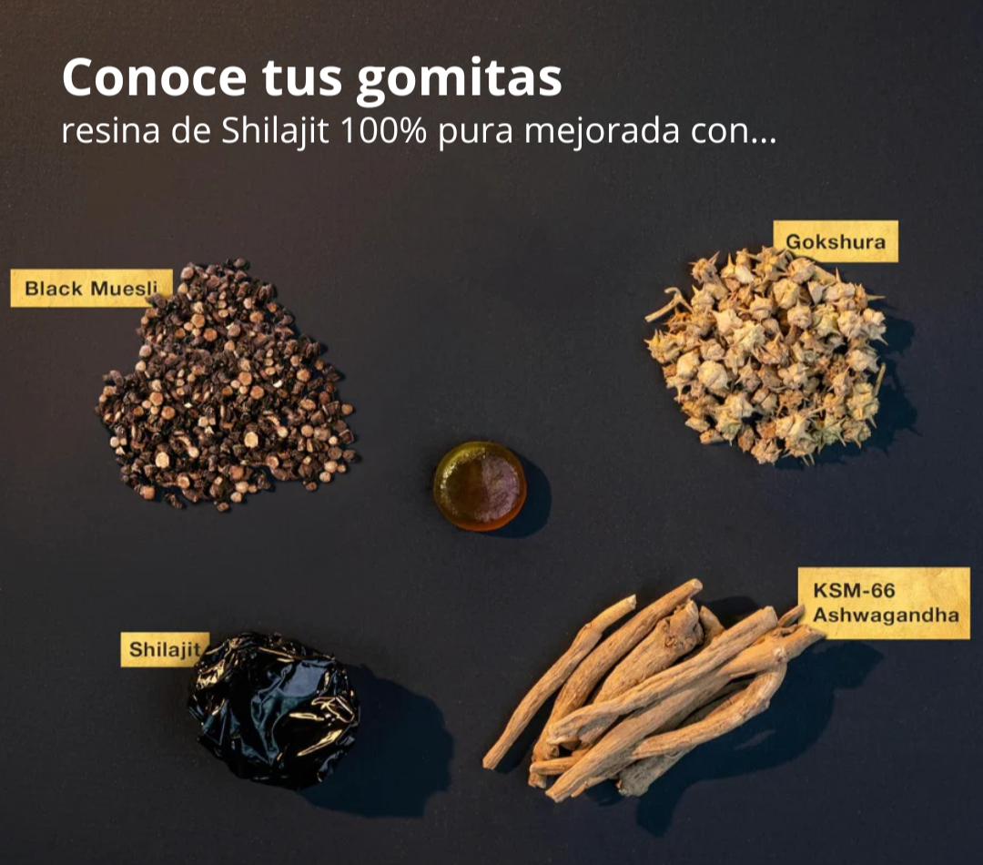 AmaliaRivera - Gomitas de Shilajit Puro del Himalaya