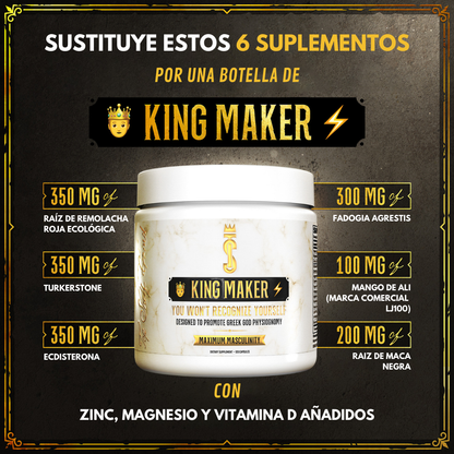 King Maker® Suplemento 13 en 1 para Hombres