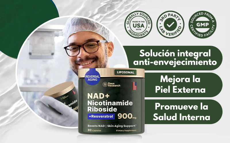 AmaliaRivera® NAD+ Premium para Energía Celular y Juventud