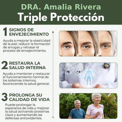 AmaliaRivera® NAD+ de Alta Pureza Anti-Envejecimiento